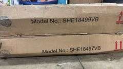 AS IS - (2) SHELVING RACKS IN BOXES