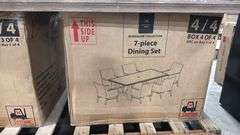 BUNGALOW COLLECTION 7PC DINING SET