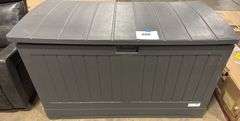 AS IS - SUNCAST DECK BOX - GREY