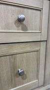 AS IS - BECKI OWENS SINGLE SINK VANITY - BROWN & WHITE
