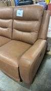 COOPER LEATHER POWER RECLINER - BUTTERNUT