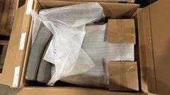 (2) AMELIA COLLECTION SWIVEL COUNTER STOOLS IN BOX - GREY