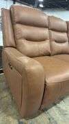 COOPER LEATHER POWER RECLINER - BUTTERNUT