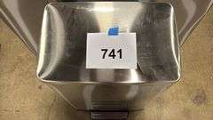 AS IS - (3) TRAMONTINA STEP ON TRASH CANS