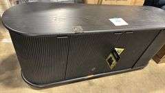 AS IS - CALLEN 72" WOOD CONSOLE - BLACK