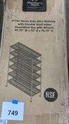 AS IS - (1) 6-TIER SHELVING RACK IN BOX