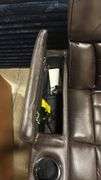 ABBYSON LIVING HOME THEATER POWER RECLINER - BROWN