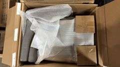 (2) AMELIA COLLECTION SWIVEL COUNTER STOOLS IN BOX - GREY