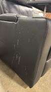 AS IS - HOME THEATER POWER RECLINER W/ TRAY TABLE - BLACK