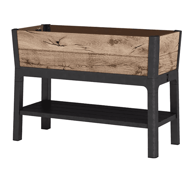 KETER DECO ELEVATED GARDEN BED IN BOX