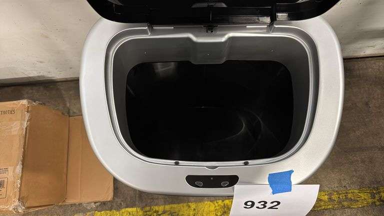 NINESTARS STAINLESS MOTION SENSOR TRASH CAN