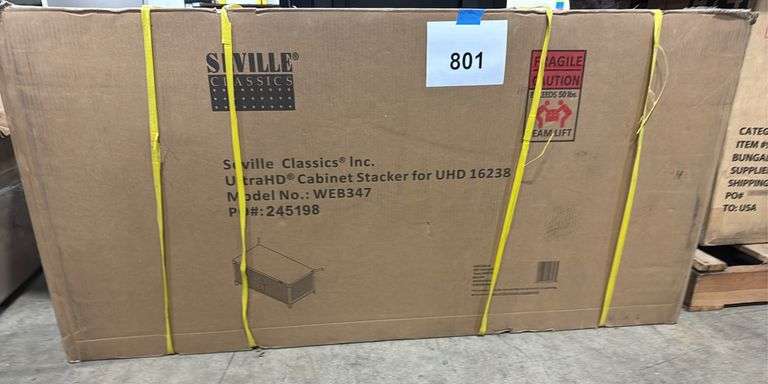 SEVILLE CLASSICS CABINET STACKER IN BOX