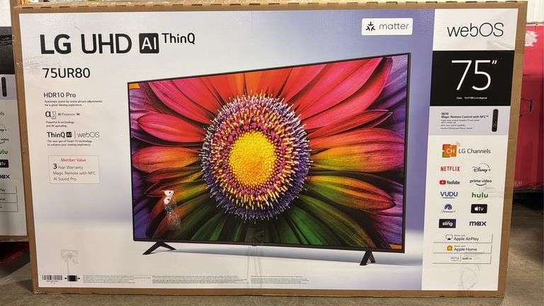 LG 75" LED 4K SMART TV