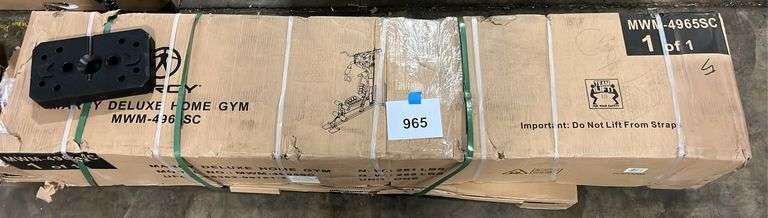 AS IS -  MARCY DELUXE HOME GYM IN BOX