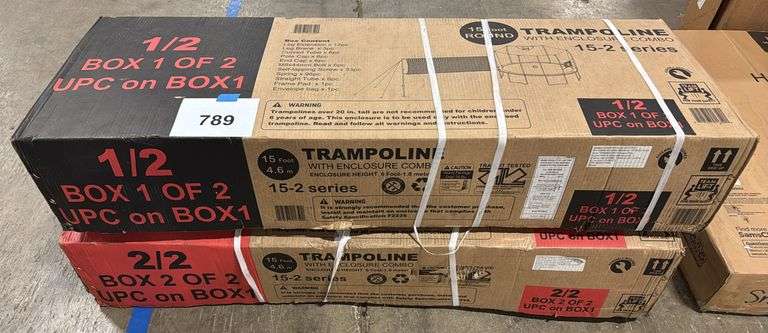 15FT TRAMPOLINE IN BOX