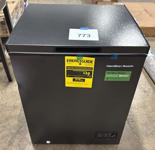 HAMILTON BEACH 5.0CU FT CHEST FREEZER