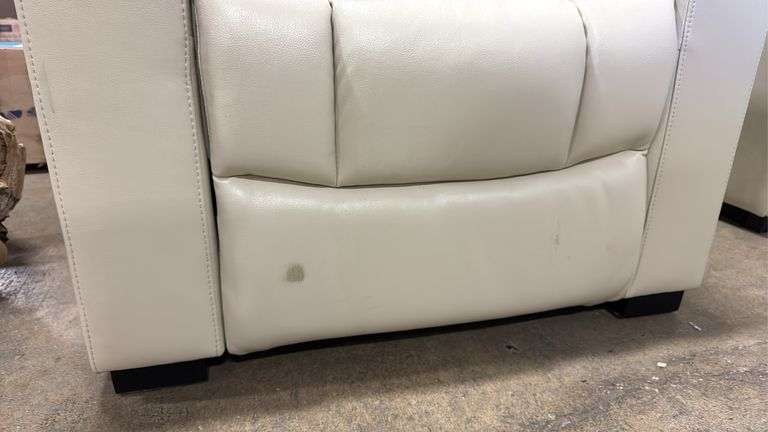 ABBYSON LIVING HOME THEATER POWER RECLINER - CREAM