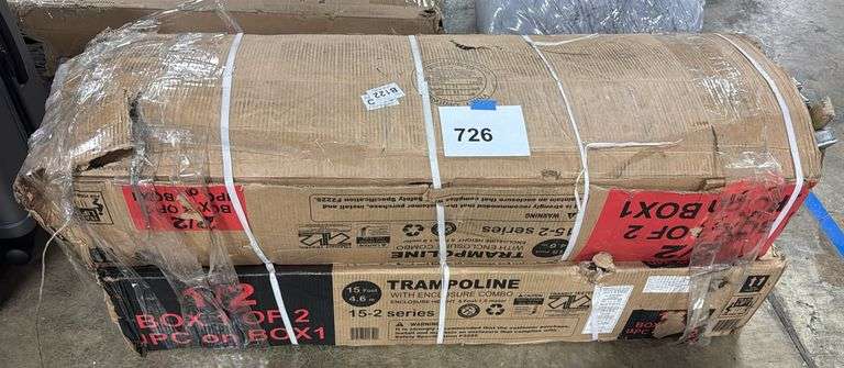 AS IS - 15FT TRAMPOLINE IN BOX