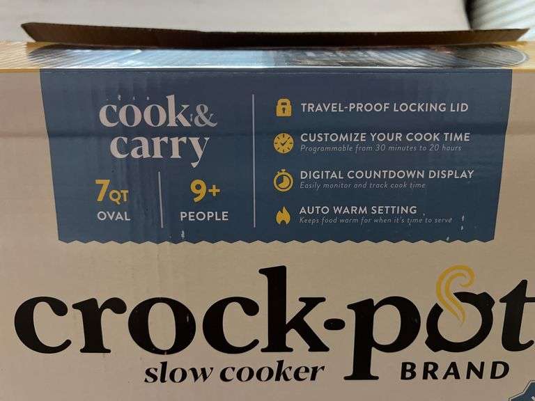 CROCKPOT SLOW COOKER IN BOX - Earl's Auction Company