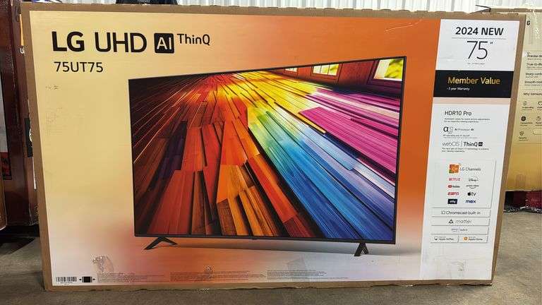 LG 75" UT7550 SMART TV