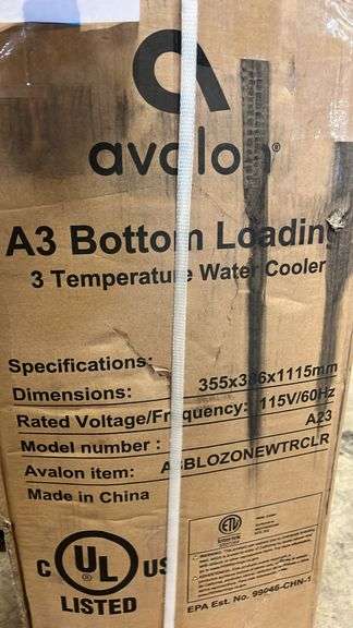 AVALON BOTTOM LOADING WATER COOLER IN BOX