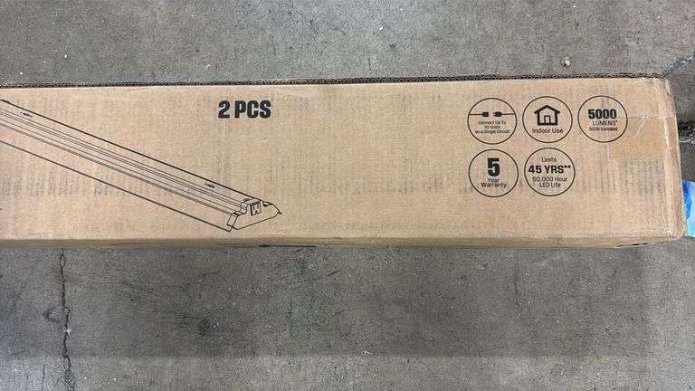 WESTINGHOUSE 2PC 4FT LED LINKABLE SHOP LIGHTS IN BOX
