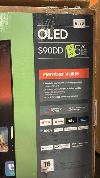 SAMSUNG 65" OLED 4K SMART TV
