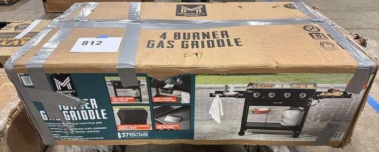 4-BURNER GAS GRIDDLE GRILL IN BOX
