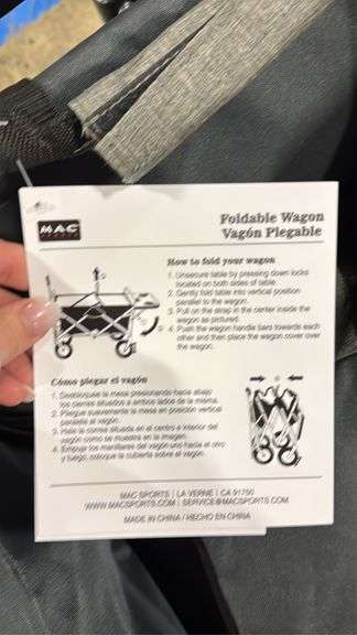 MAC FOLDING WAGON - GREY