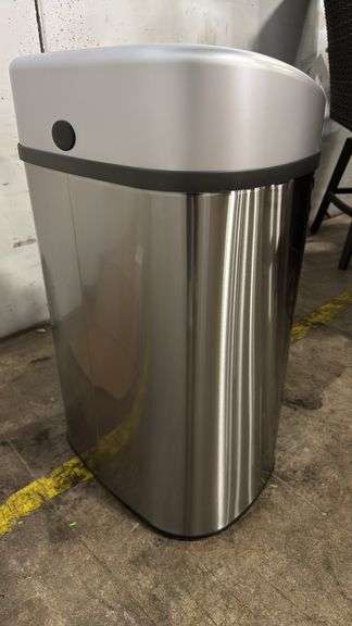 NINESTARS STAINLESS MOTION SENSOR TRASH CAN