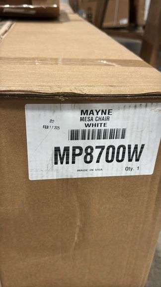 MAYNE MESA 3PC CHAT SET IN BOX - WHITE