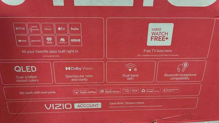 VIZIO 50" 4K QLED SMART TV IN BOX (VQD50S)