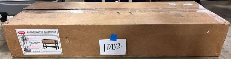 KETER DECO ELEVATED GARDEN BED IN BOX