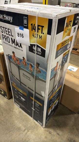 BESTWAY 14FT STEEL PRO MAX POOL IN BOX