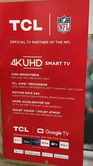 TCL 75" 4K SMART TV