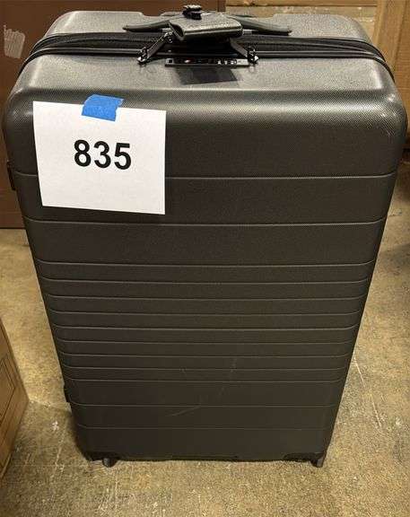 PRE-OWNED HARDSHELL ROLLING LUGGAGE - GREY