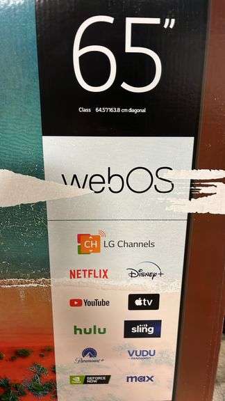 LG 65" UHD AI THINQ 4K SMART TV IN BOX (65UQ70)