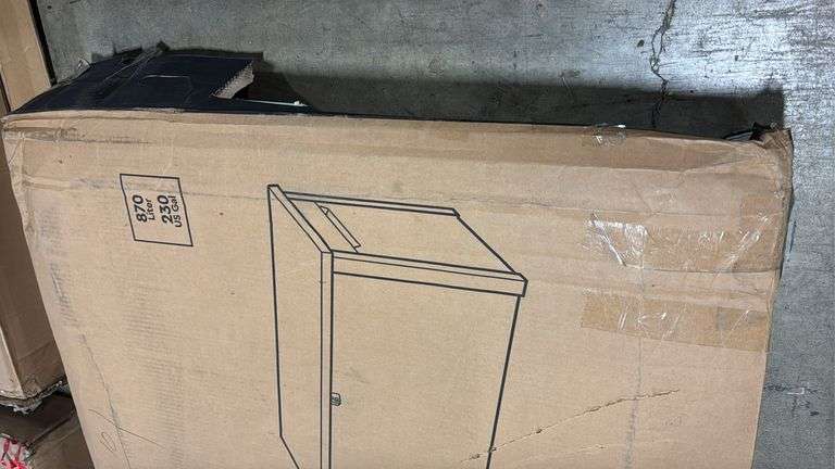 AS IS - KETER XXL WOOD DECK BOX IN BOX