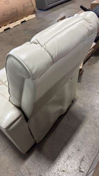 ABBYSON LIVING HOME THEATER POWER RECLINER - CREAM
