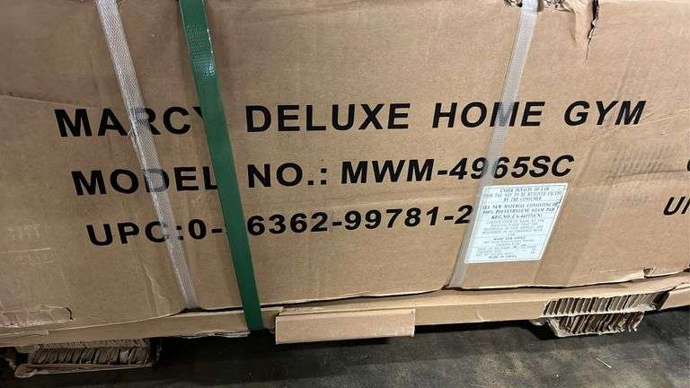 AS IS -  MARCY DELUXE HOME GYM IN BOX