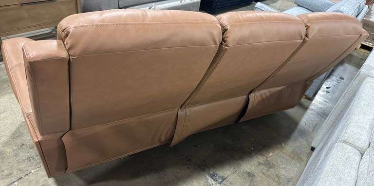COOPER LEATHER POWER RECLINER - BUTTERNUT