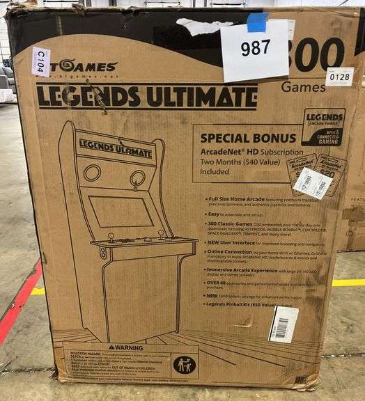 AS IS - AT GAMES LEGENDS ULTIMATE ARCADE GAME IN BOX
