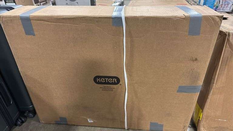 AS IS - (2) KETER ADIRONDACK CHAIRS IN BOX