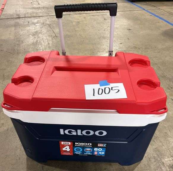IGLOO 60QT WHEELED COOLER