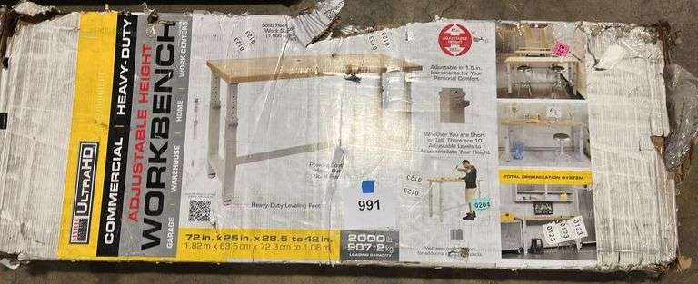 AS IS - SEVILLE CLASSICS WORKBENCH IN BOX