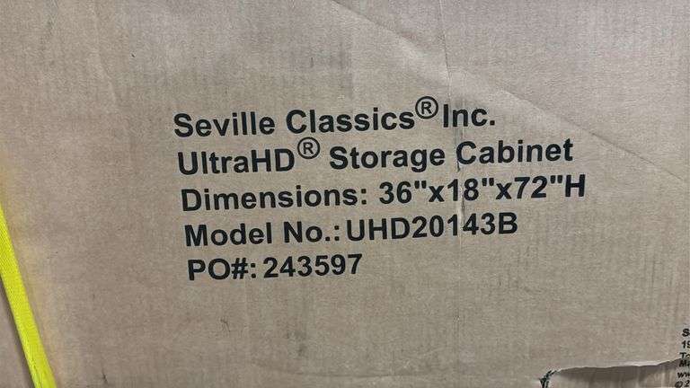SEVILLE CLASSICS STORAGE CABINET IN BOX