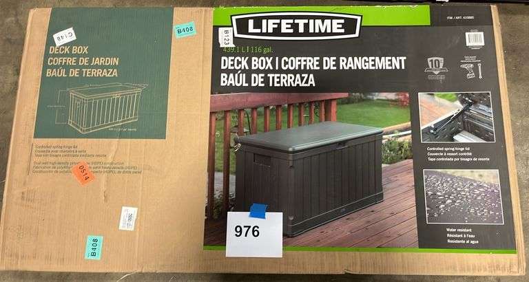 LIFETIME DECK BOX IN BOX