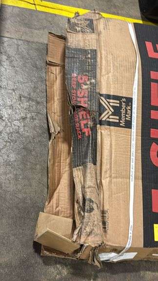 AS IS - 5-SHELF STORAGE RACK IN BOX