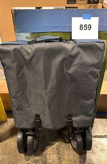 MAC FOLDABLE WAGON W/ BOX - BLUE
