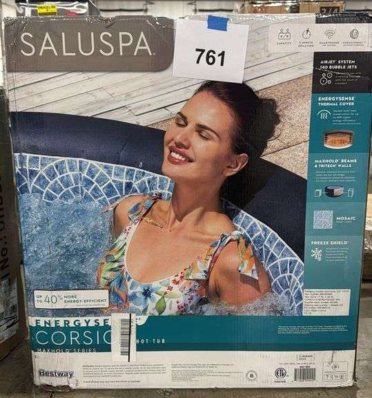 SALUSPA CORSICA HOT TUB IN BOX